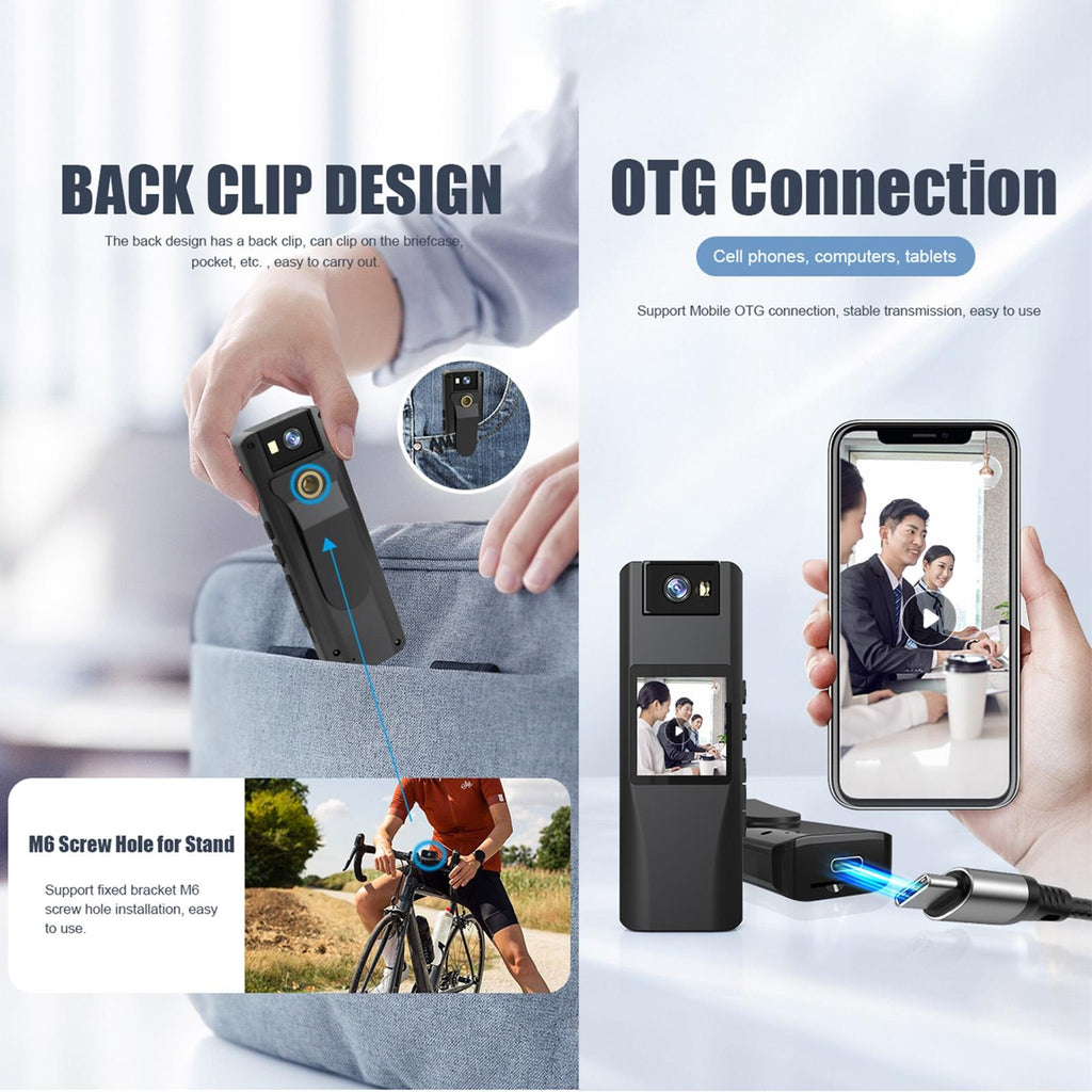 720P Wifi Conference Camera With 180 Degree Rotation - Black