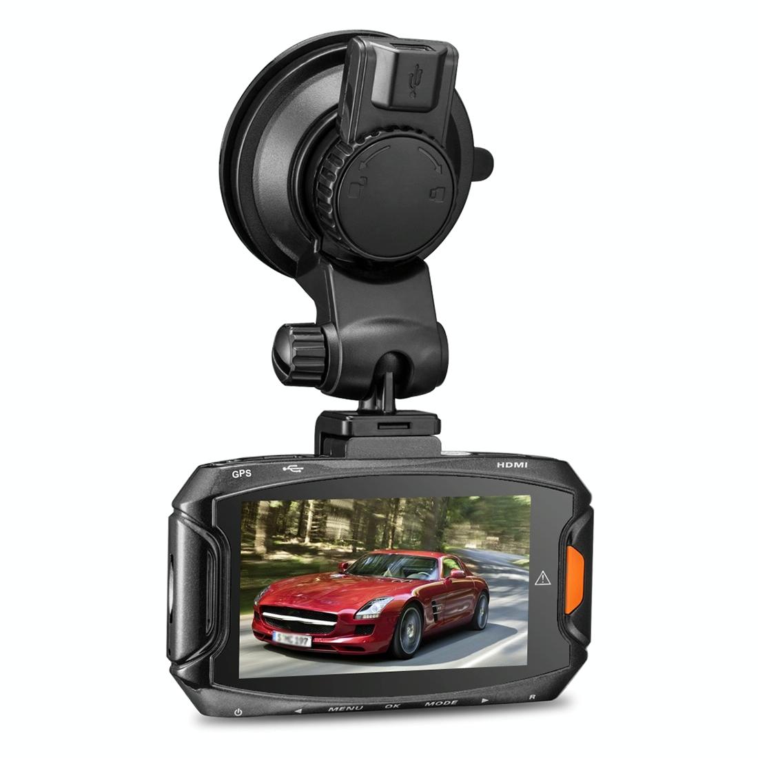 2.7 Lcd Car Dvr Camera with 170 Degree Wide Angle 2304 x 1296p Hd Screen