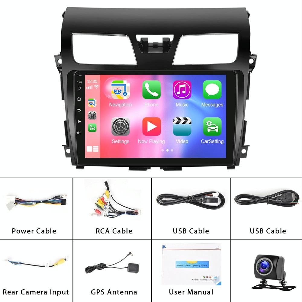 10.1 Inch Car Mp5 Player For Nissan Teana 13-16 - 4G 8 + 128G Reversing Video Screen - Standard + Ahd Camera
