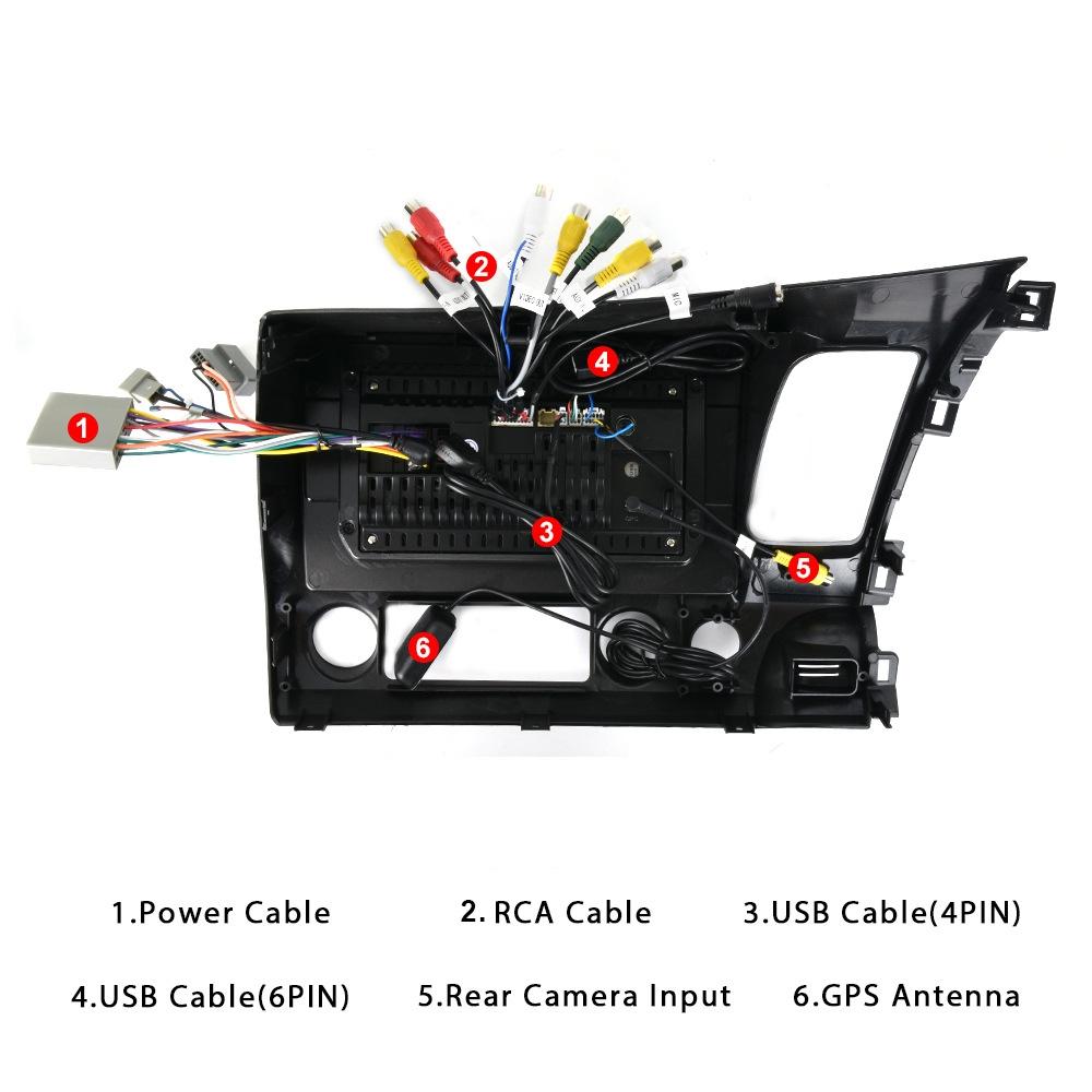 10.1 Inch Android Navigation For Honda Civic - Standard + 12 Light Camera 2 + 32G