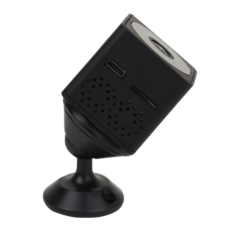 Mini Wifi Action Camera With Night Vision And Motion Detection - Black