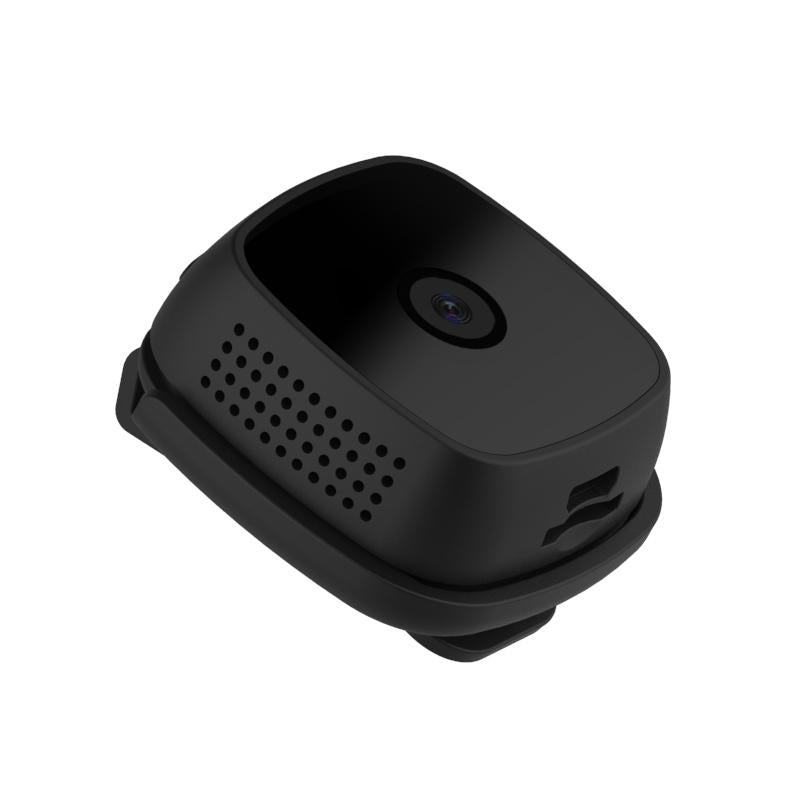 720P Wireless Wearable Surveillance Camera With Infrared Vision & Motion Detection - Black