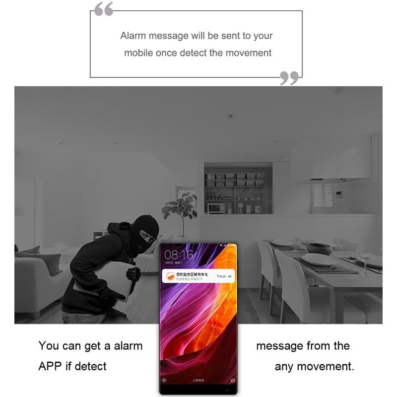 720P Wireless Wearable Surveillance Camera With Infrared Vision & Motion Detection - Black