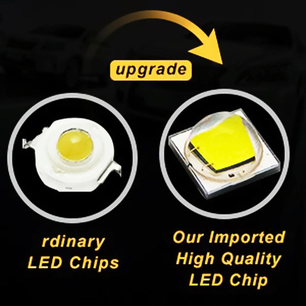 2 Pcs 3500Lm 6500K White Light 17 Led Waterproof Car Boat Marine Work Lights Spotlight Led Bulbs 30 Degrees Adjustable Dc 10 - 30V - Black