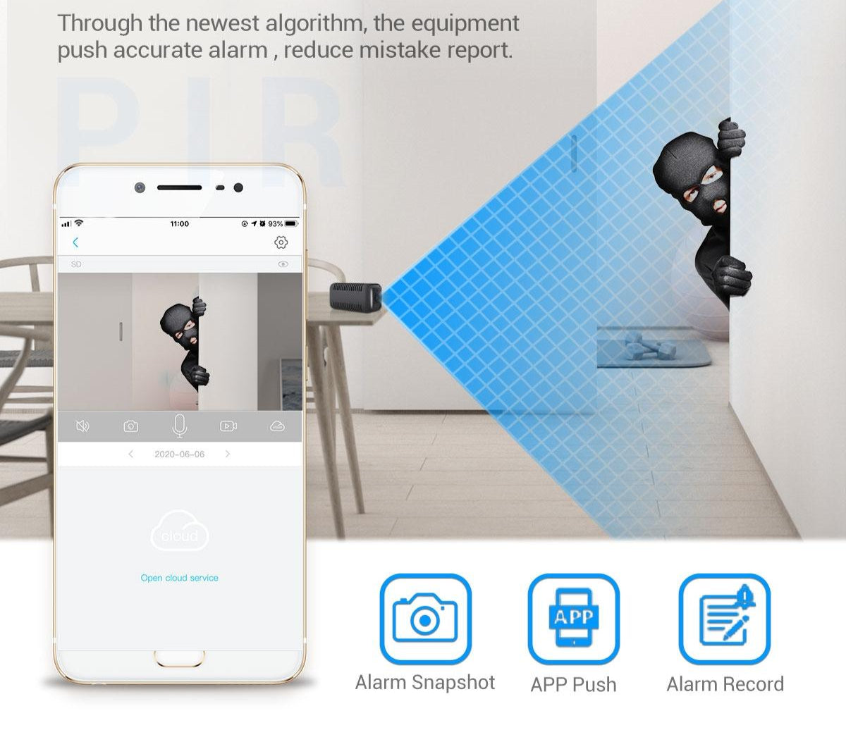 1080P Full Hd Wifi Camera With Night Vision And Two-Way Audio