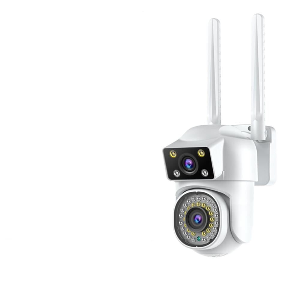 Outdoor Wifi Dual-Lens Camera With Night Vision And Remote Control
