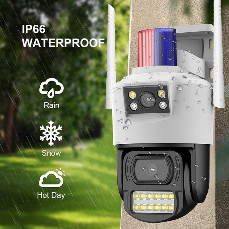 Outdoor Dual Lens Wifi Camera - Waterproof 2Mp