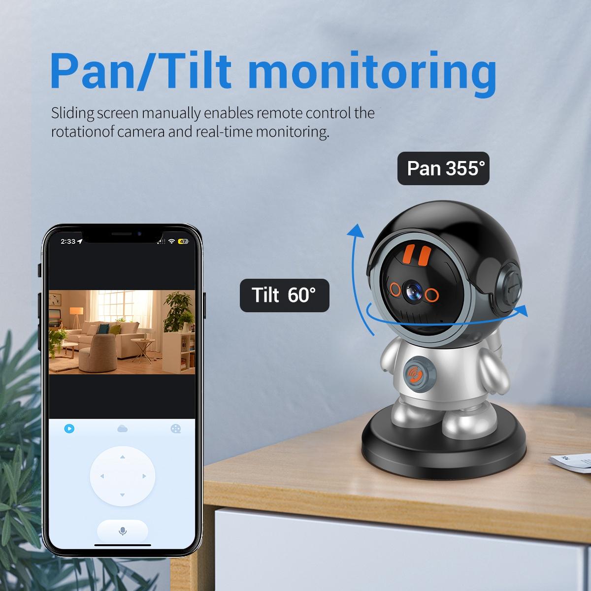 3Mp Humanoid Detection Wifi Ip Camera - One Click Call