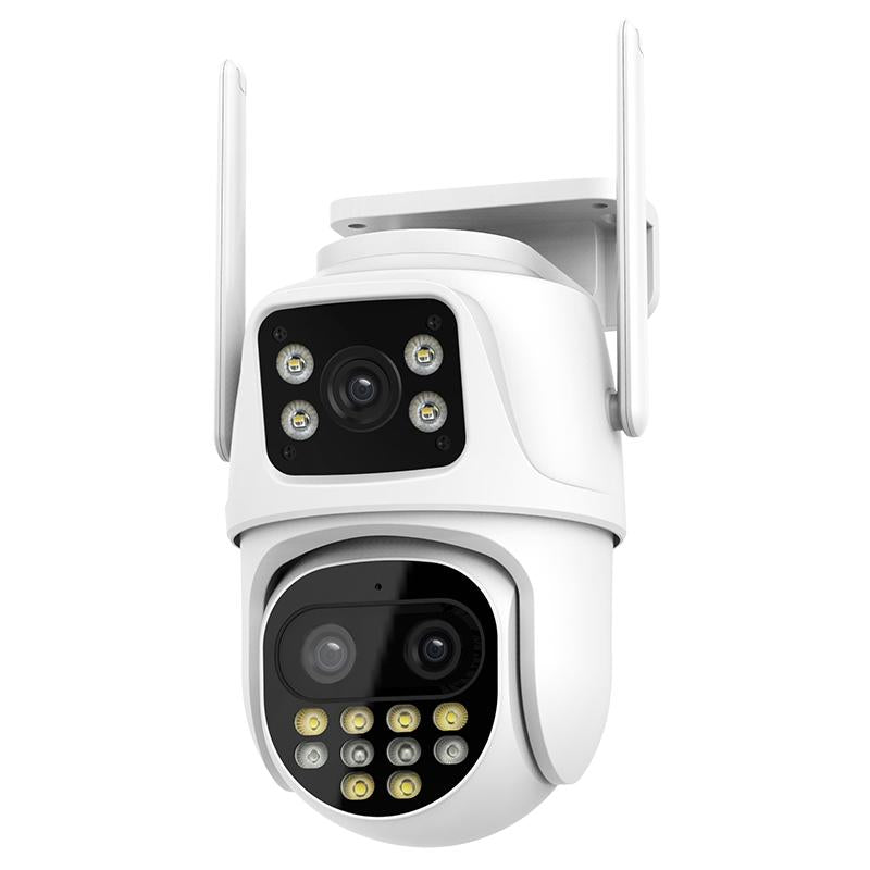 3Mp Wifi Triple Camera With Human Face Recognition & Ai Alarm - Compact Design