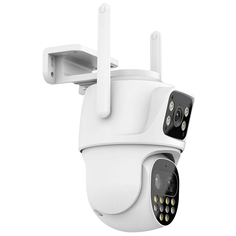 3Mp Wifi Triple Camera With Human Face Recognition & Ai Alarm - Compact Design