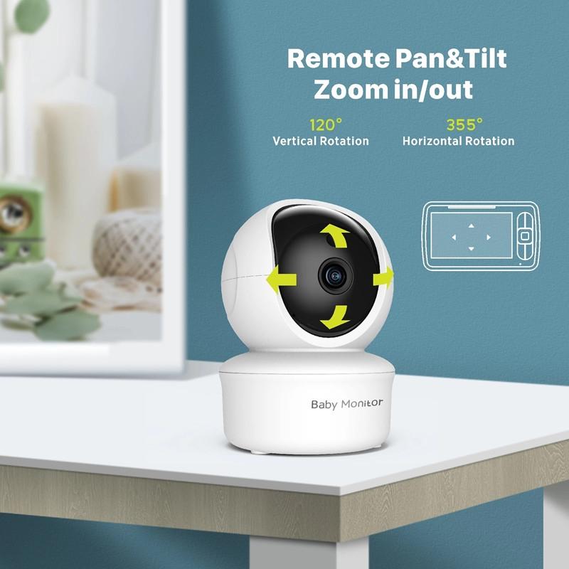Wireless Baby Camera With Night Vision And Temperature Monitoring