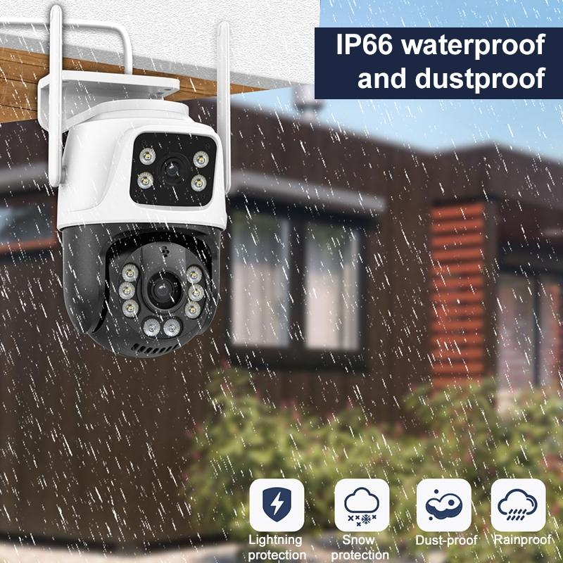 6Mp Dual Camera With Wifi Two-Way Voice Intercom & Night Vision