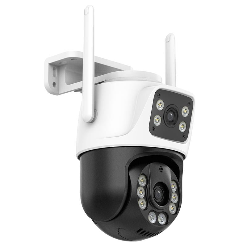 6Mp Dual Camera With Wifi Two-Way Voice Intercom & Night Vision