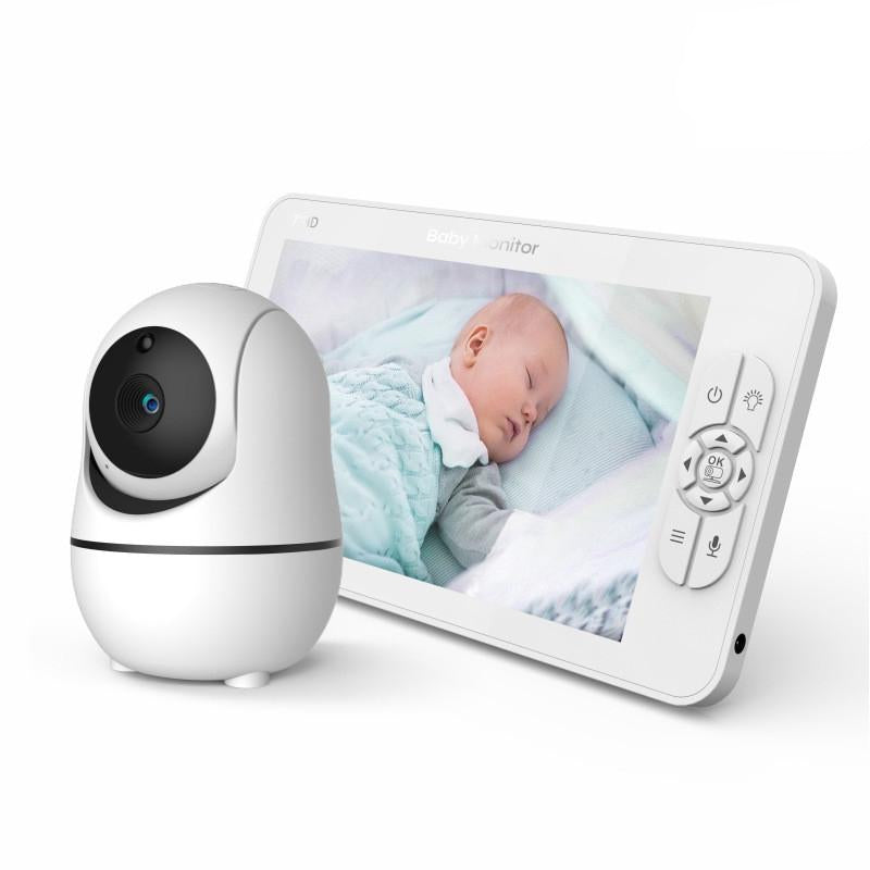 Wireless Baby Monitor With 7 Screen Night Vision & Two-Way Intercom