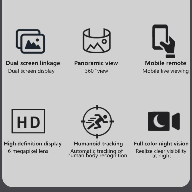 10X Binocular Zoom Dual Light Source Wifi Camera - Ip67 Waterproof For Outdoor Use