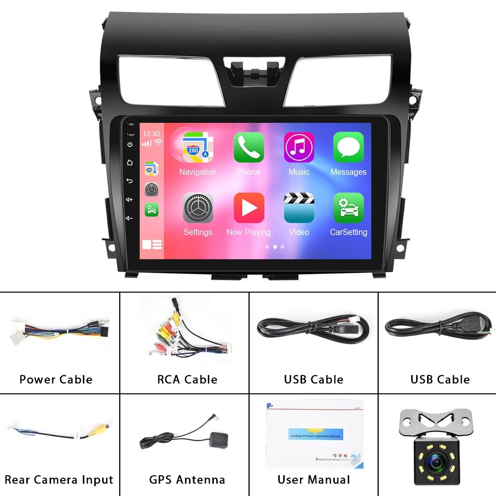 10.1 Inch Car Mp5 Player For Nissan Teana 13-16 - Wifi 1 + 32G Reversing Video Screen - Standard + 12 Lights Camera
