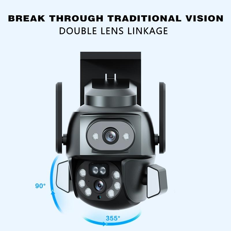 Waterproof Wifi Camera With Dual Light Source And 4Mp Zoom