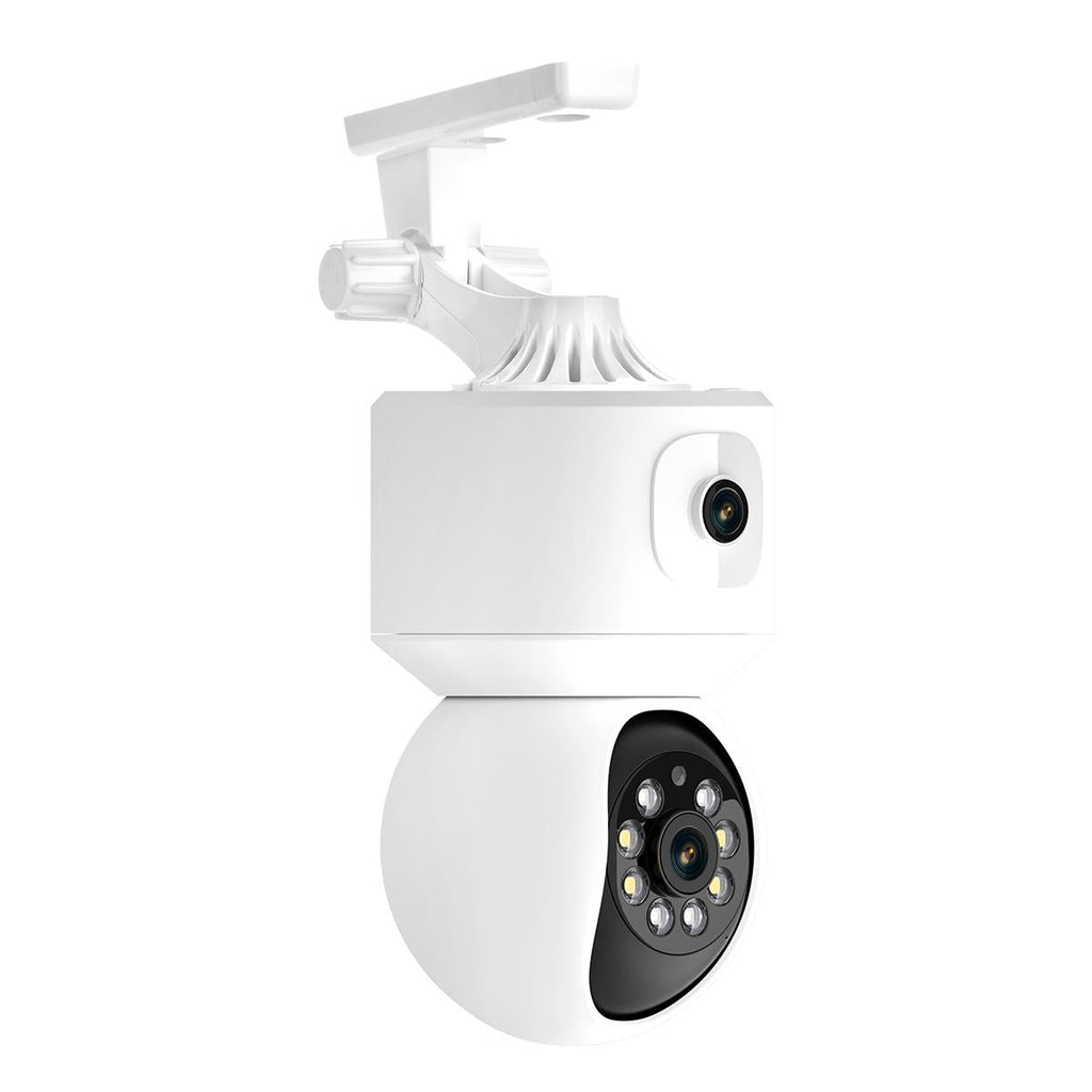 2Mp Dual Lens Dual Screen Wifi Camera With Two-Way Voice & Motion Detection - Surveillance