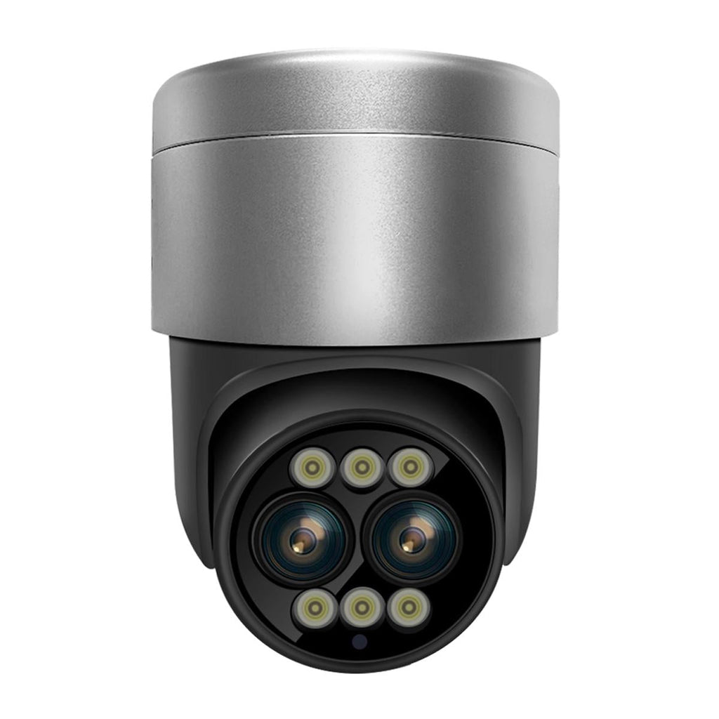 8X Dual Lens Wifi Camera With Dual Light Source And Two-Way Voice & Motion Detection