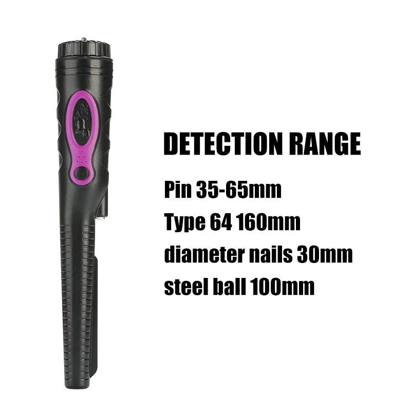 Outdoor Handheld Metal Detector for Treasure Hunting - Orange Purple