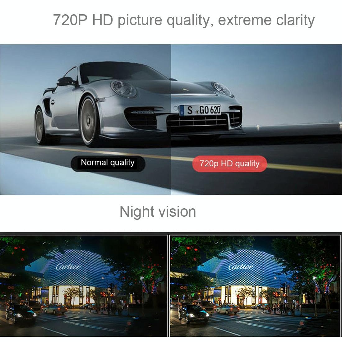 2.4 Lcd Car Dvr Recorder with 720p Vga Display