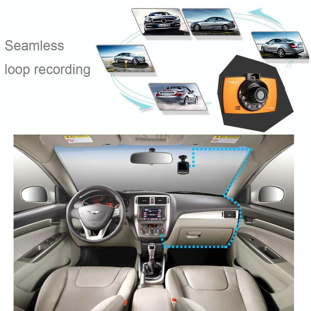 2.4 Lcd Car Dvr Recorder with 720p Vga Display