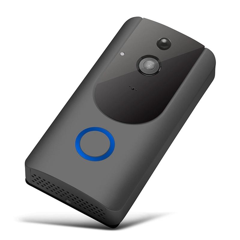 Smart Wifi Video Doorbell With Night Vision - Remote Monitoring