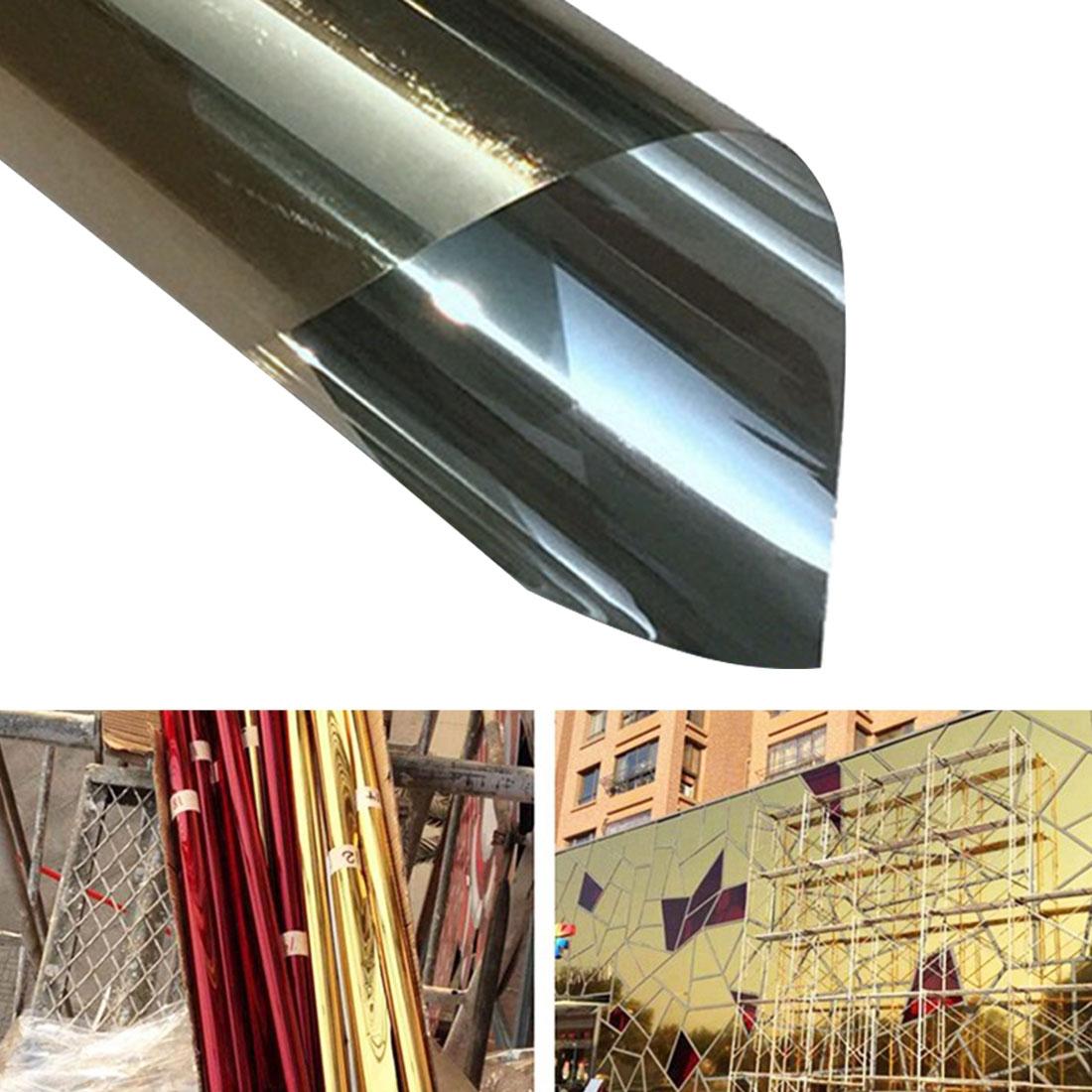 70cm Uv Reflective one Way Privacy Window Film Sticker - Gold