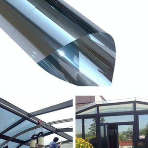 70cm Uv Reflective one Way Privacy Window Film Sticker - Gold