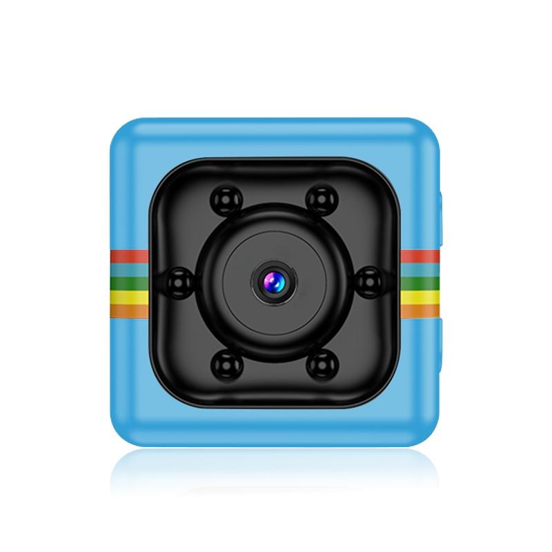 Hd 1080P Mini Sport Camera With Night Vision & Tf Card - Blue