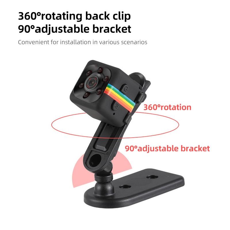 Hd 1080P Mini Sport Camera With Night Vision & Tf Card - Red