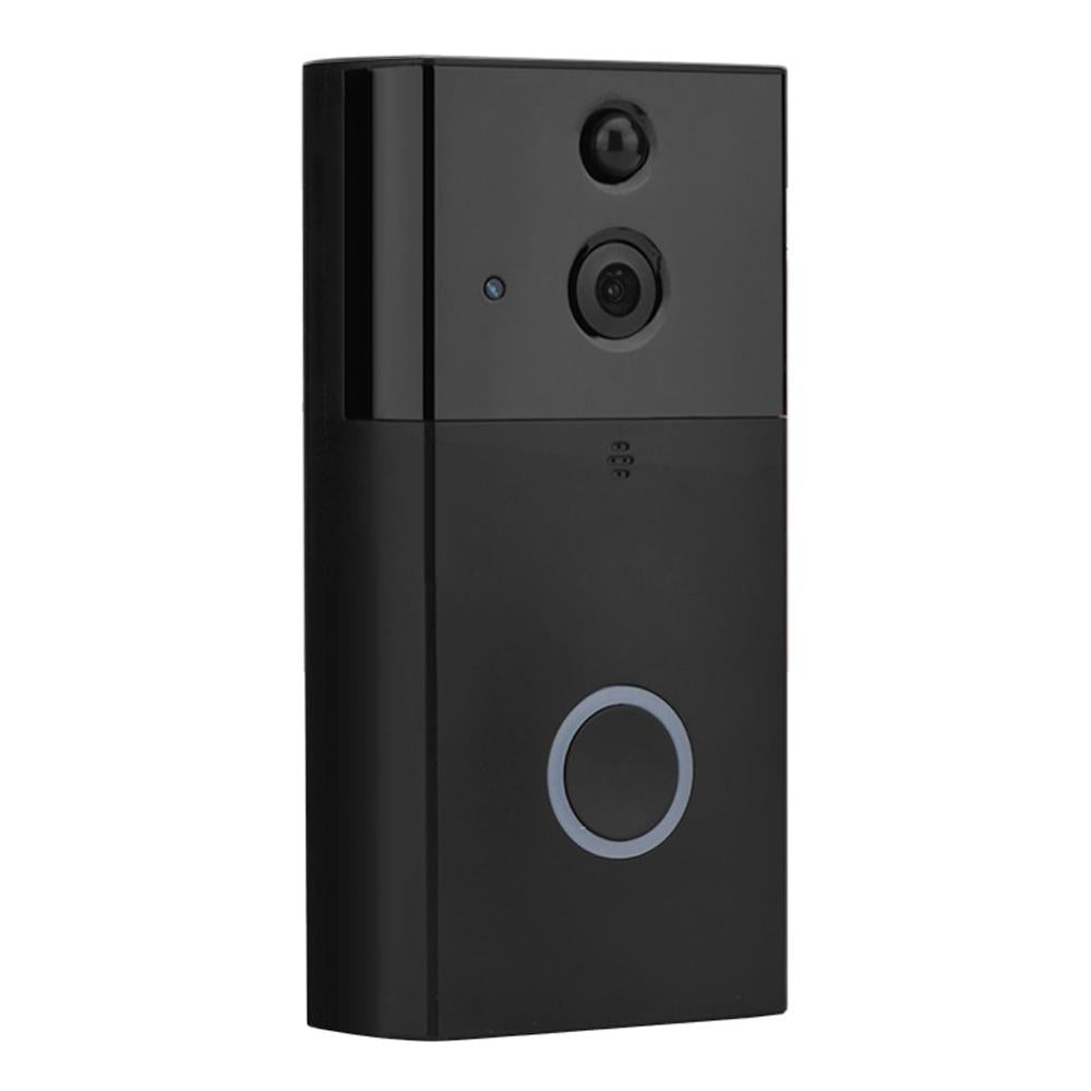 Smart Wifi Video Doorbell With Night Vision & Motion Detection - Silver