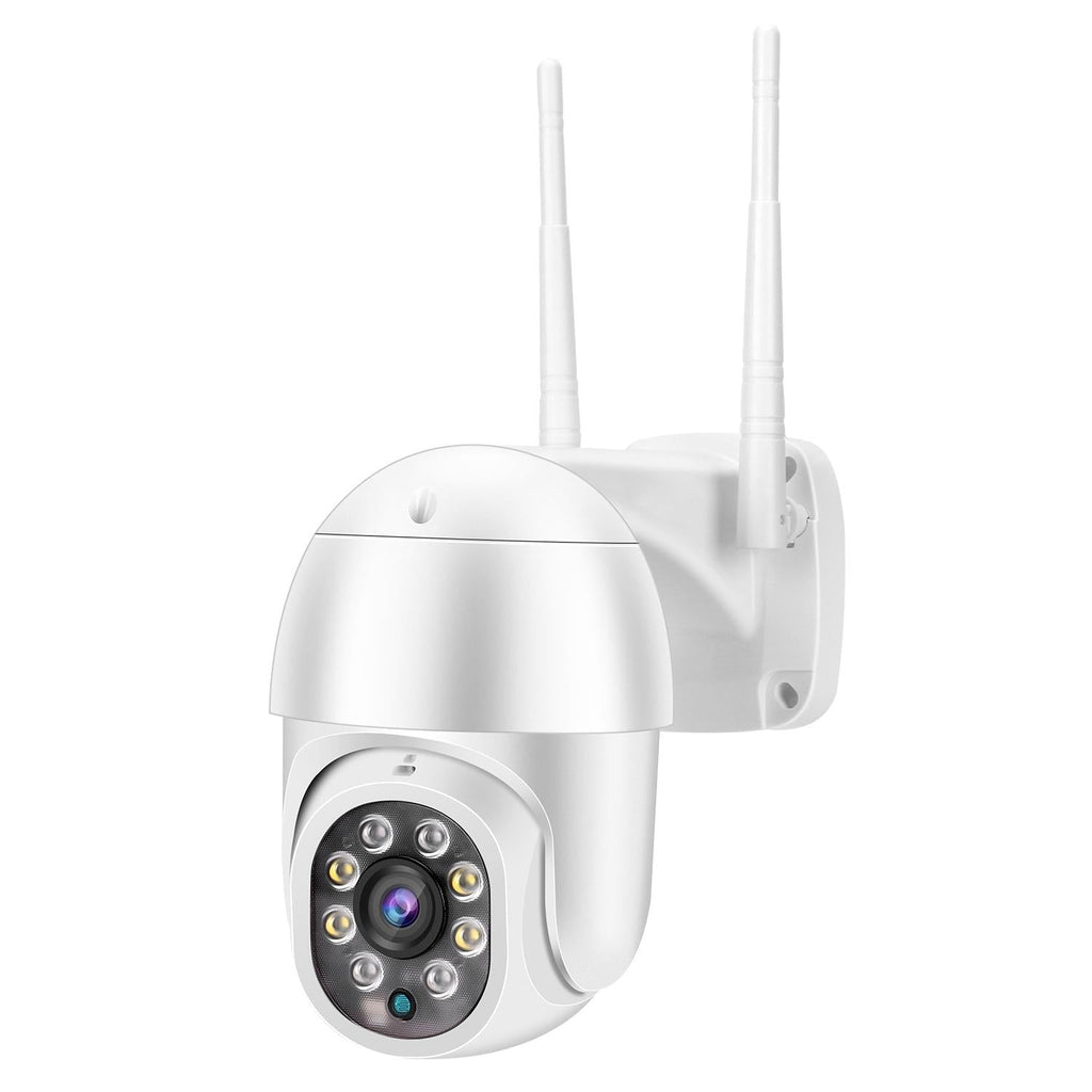 Waterproof Ptz Wifi Camera With Night Vision & Two-Way Voice Intercom & Motion Detection