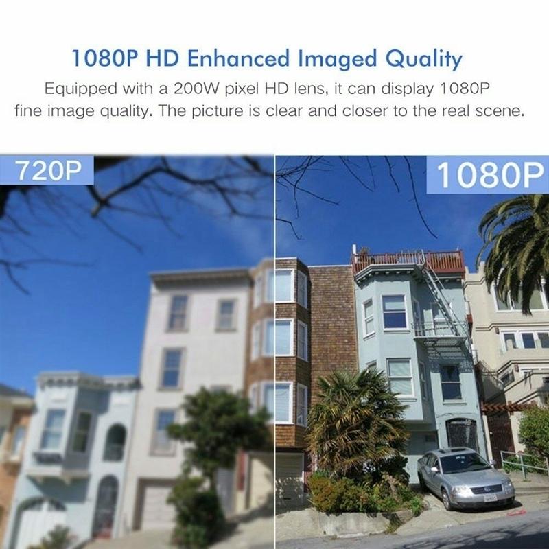 Outdoor Hd Ptz Camera With Night Vision & Motion Detection - Waterproof