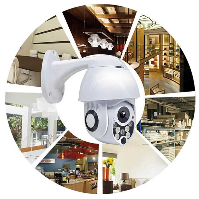 Outdoor Hd Ptz Camera With Night Vision & Motion Detection - Waterproof