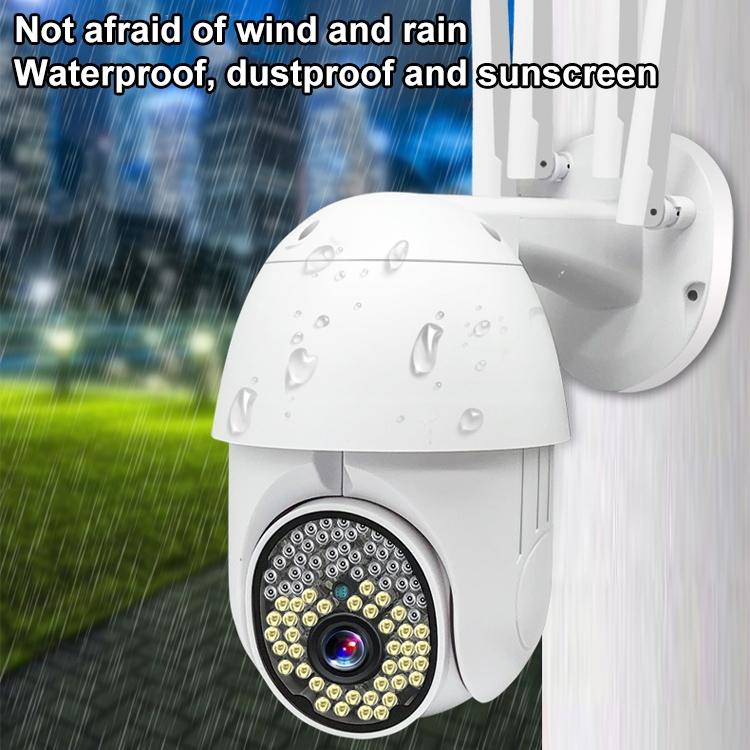 Outdoor Dome Camera With 1080P Hd Wifi Night Vision Two-Way Voice And Motion Detection
