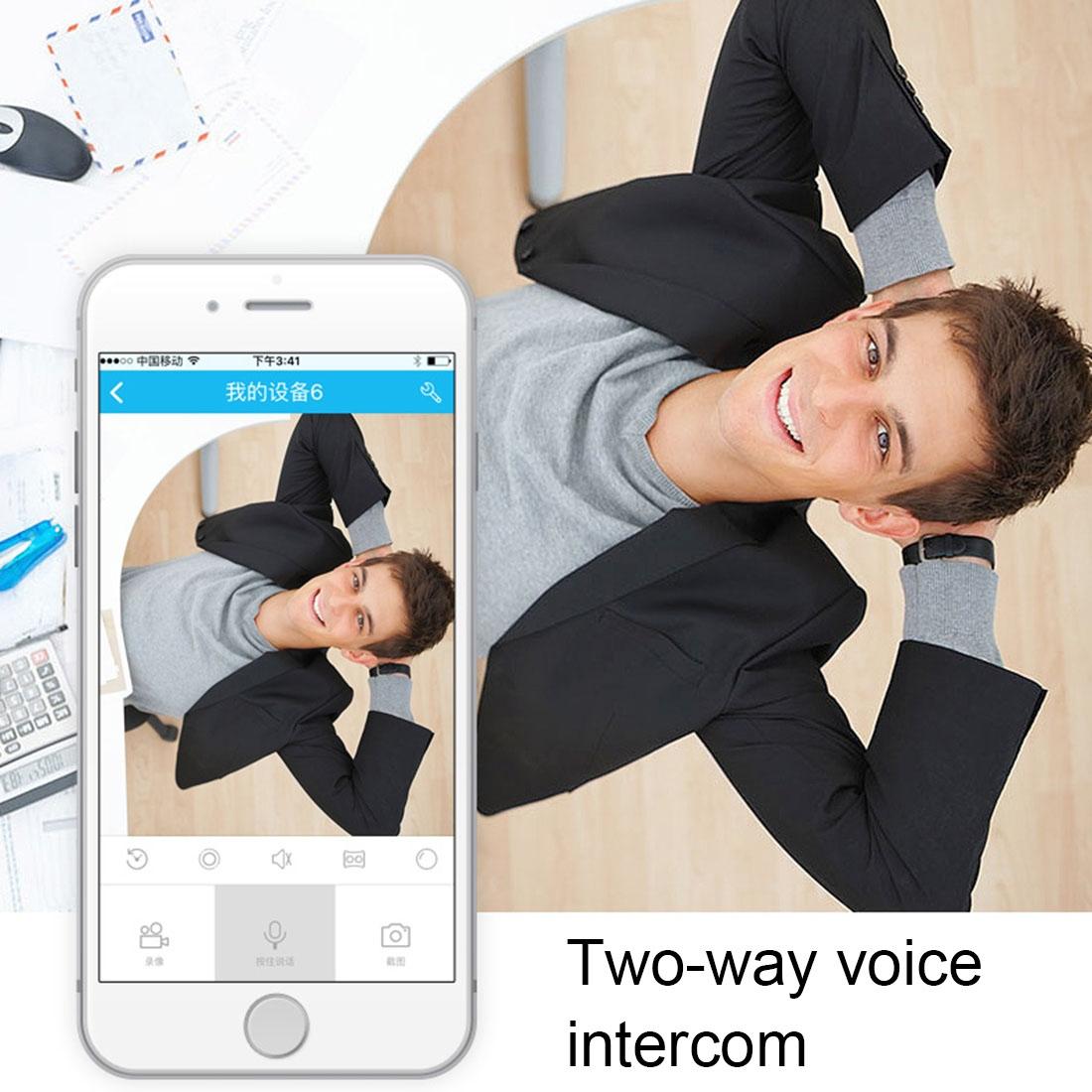 360 Degree Rotatable Wireless Smart Security Camera With 720P Hd Resolution And Two-Way Voice Support