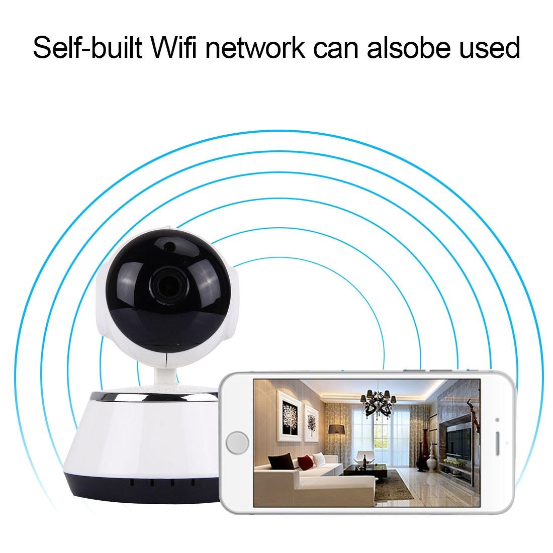 360 Degree Rotatable Wireless Smart Security Camera With 720P Hd Resolution And Two-Way Voice Support