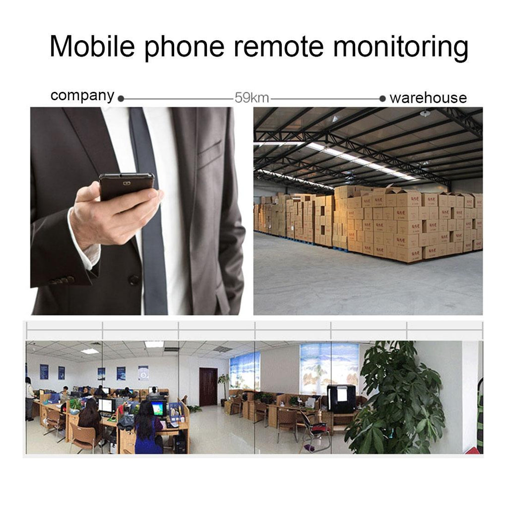 360 Degree Rotatable Wireless Smart Security Camera With 720P Hd Resolution And Two-Way Voice Support