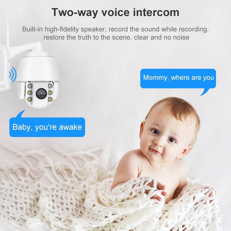 360 Degree Panoramic Hd Wifi Camera With Motion Detection & Two-Way Voice