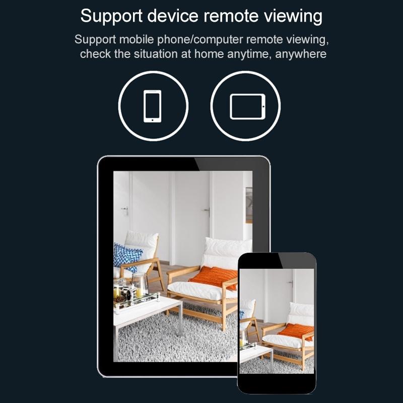 1080P Hd Wifi Ip Camera With Night Vision Motion Detection Two-Way Intercom & Tf Card Support