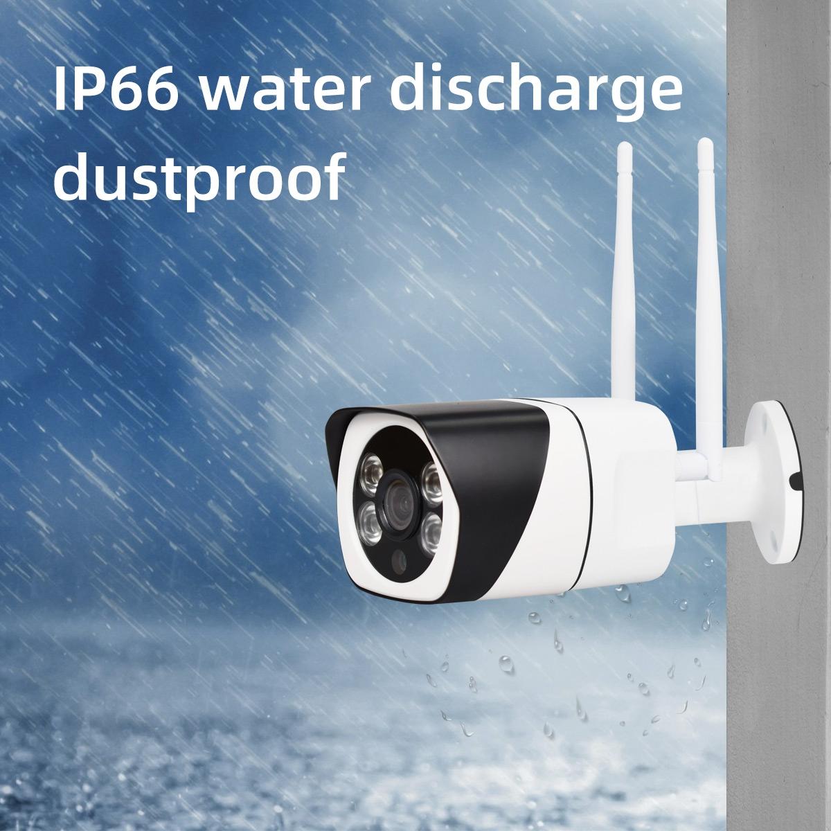 Wireless Ip Camera With 1080P Hd Motion Detection Night Vision And Tf Card Support