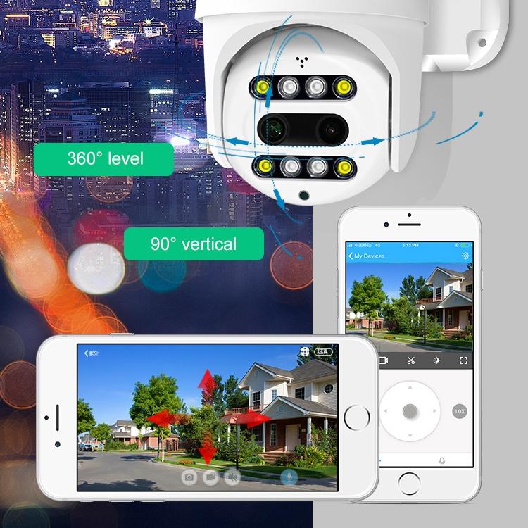 1080P Wireless Ip Camera With Motion Detection & Night Vision - Tf Card Support