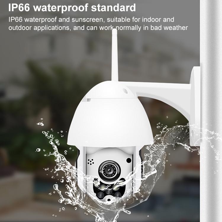 Waterproof Wifi Smart Camera With Night Vision And Motion Detection - 1080P Hd