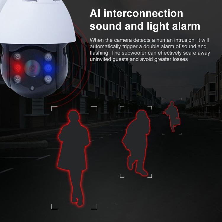 Waterproof Wifi Smart Camera - 1080P Motion Detection Two-Way Voice Tf Card