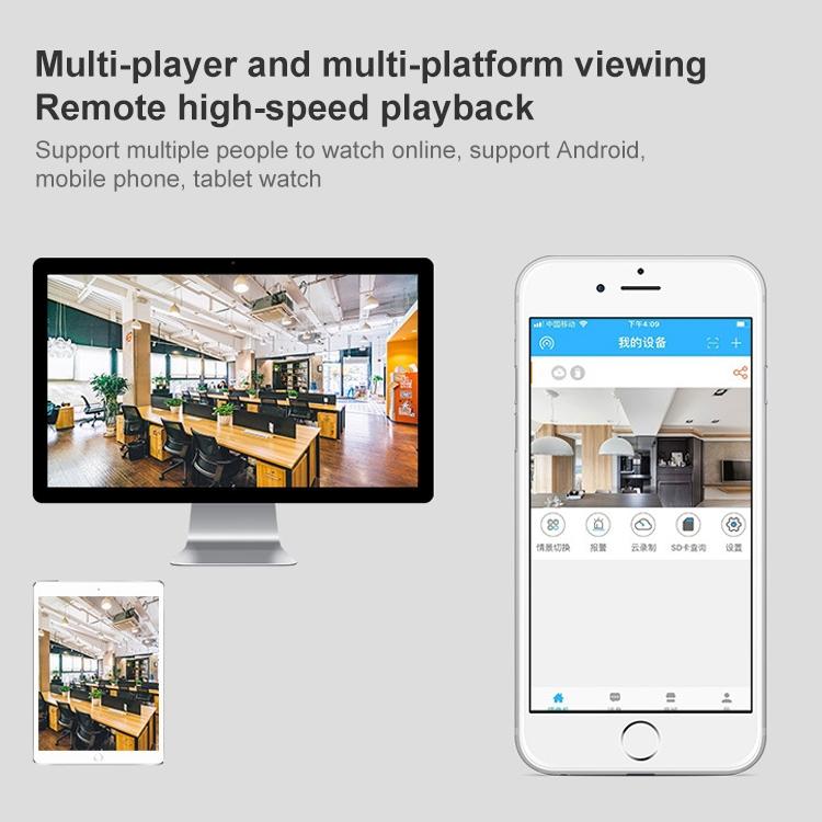 Waterproof Wifi Smart Camera - 1080P Motion Detection Two-Way Voice Tf Card