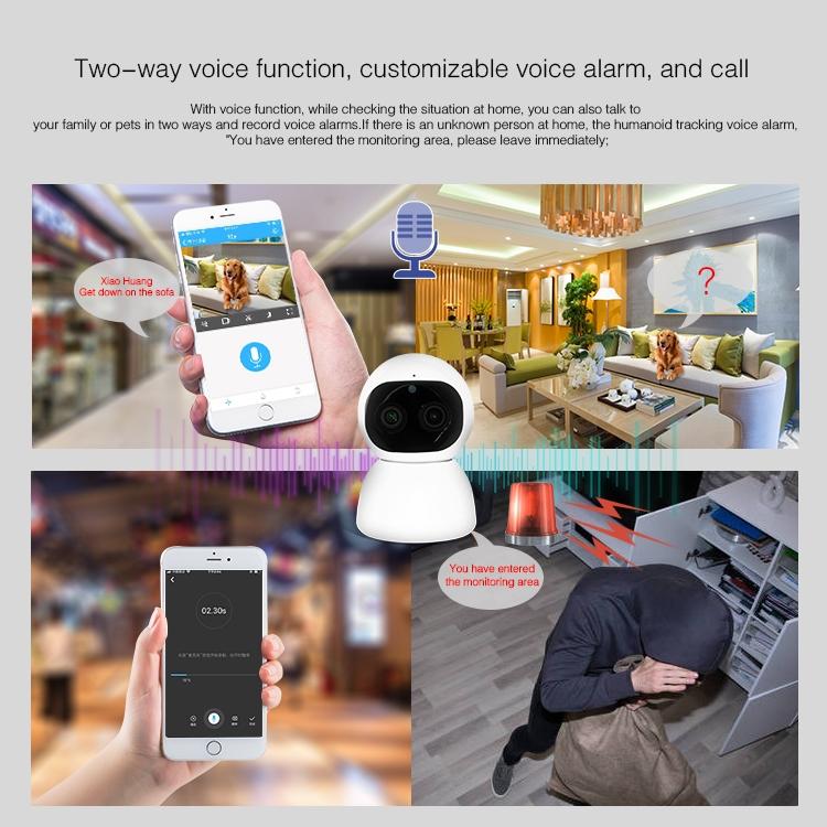 Wireless Indoor Network Camera With Motion Detection & Night Vision - Micro Sd Card Support