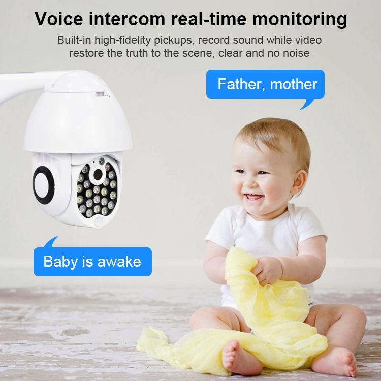 Outdoor Dome Camera With 2Mp Wifi Night Vision Two-Way Voice And Motion Detection