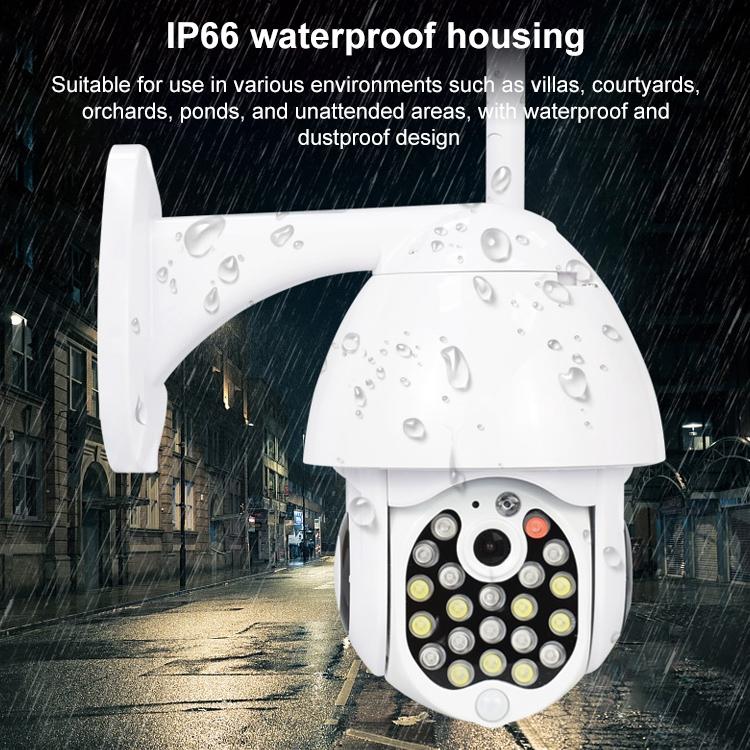 Outdoor Dome Camera With 2Mp Wifi Night Vision Two-Way Voice And Motion Detection