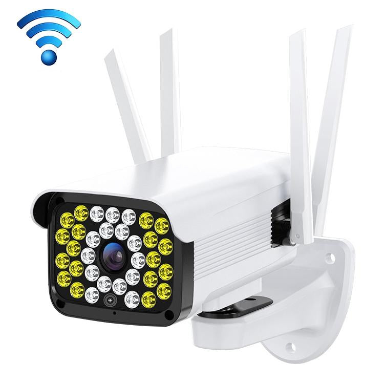Hd Outdoor Surveillance Camera With Voice Intercom Night Vision Human Detection Tf Card Wifi Ptz Rotation